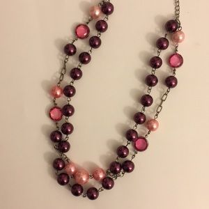 Purple and Pink Necklace